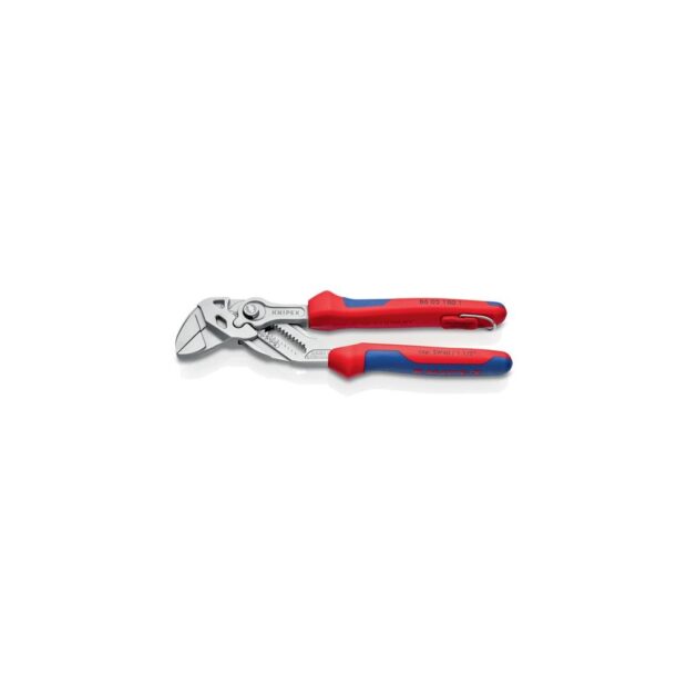 KNIPEX Pliers spanner  length 180 mm clamping width 40 mm chrome-plated multi-component handles with fixing eye