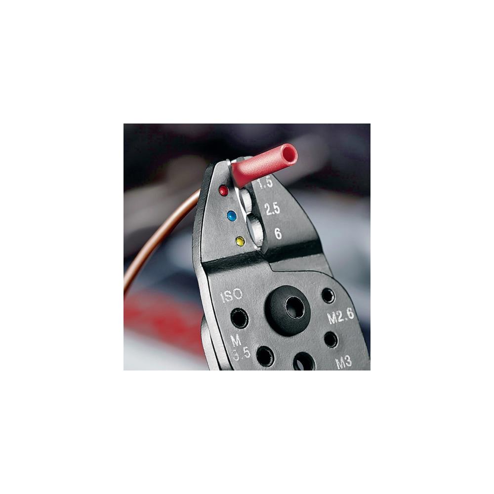 KNIPEX Crimping pliers length 240 mm 0.5-6(AWG 20-10)/0.5-2.5 (AWG 20-13) mm² - Image 5