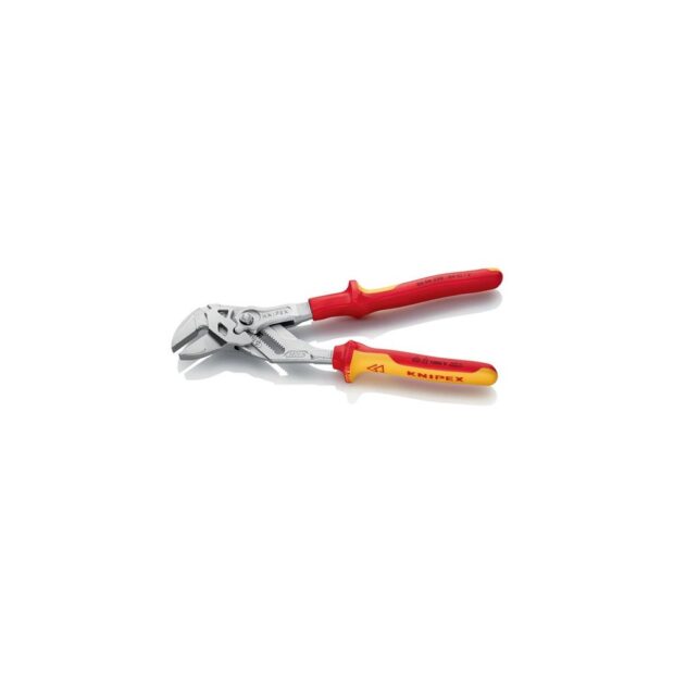 KNIPEX Pliers spanner  length 250 mm clamping width 46 mm chrome-plated multi-component handles VDE - Image 4