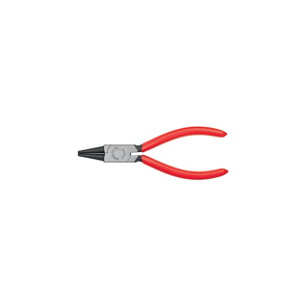 KNIPEX Round nose pliers ISO 5745 length 140 mm polished head plastic-coated - Image 4