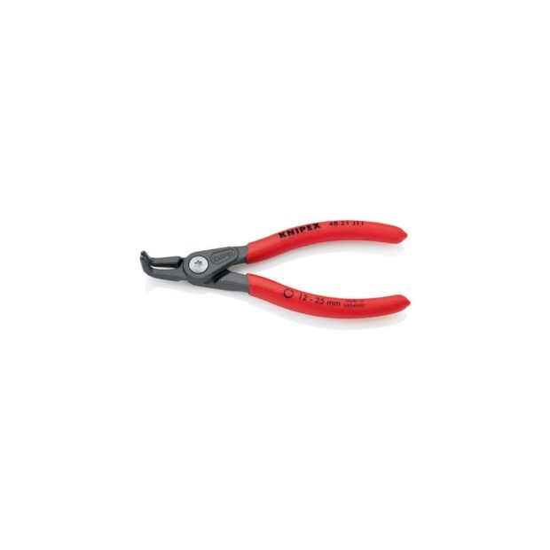 KNIPEX Precision circlip pliers J 11 for bore diameter 12-25 mm plas.-coat.atrament. length 130 mm