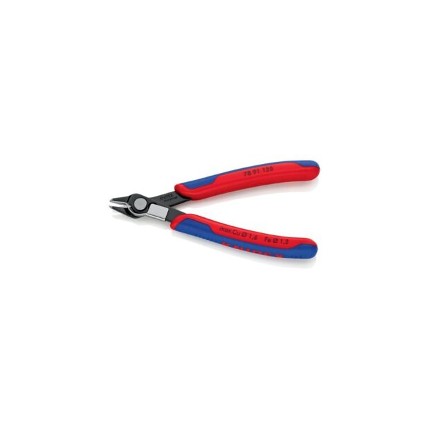 KNIPEX Electronic side cutter Super-Knips® length 125 mm shape 8 facet yes, very small burnished - Image 3