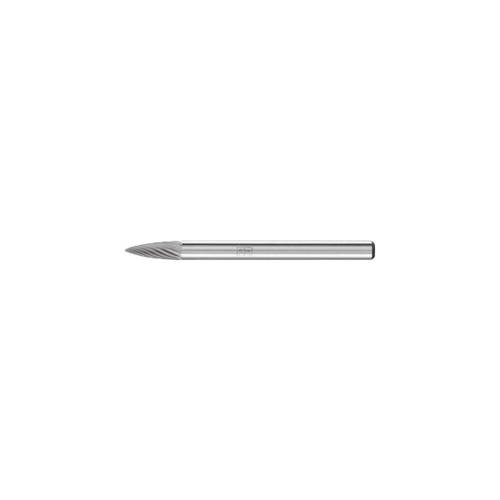 PFERD Small milling pin shape SPG dm 3 mm head length 7 mm shank dm 3 mm carbide serration 5