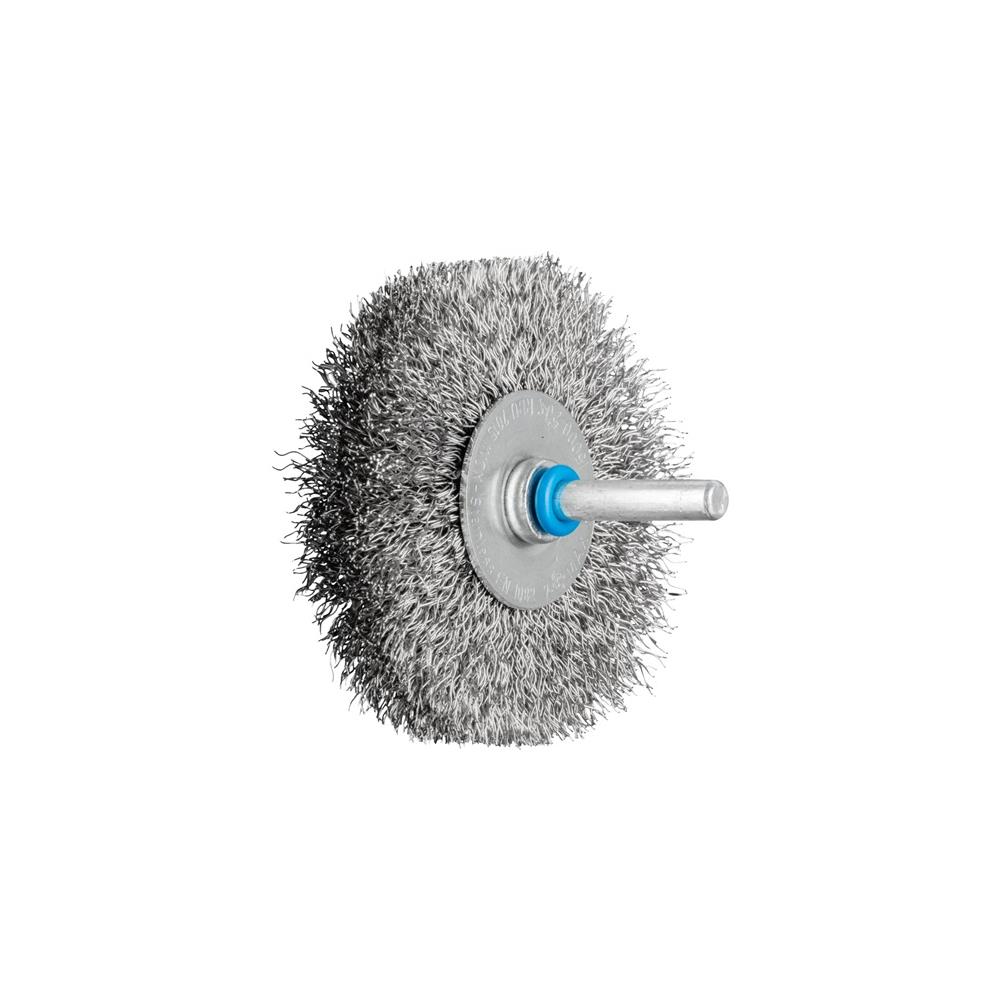 PFERD Round brush RBU 7015/6 stainless steel 0.30 dm 70 mm 6 mm wire thickness 0.3 mm VA 15 mm 15000 min-¹ Max. revolutions 15000 min-¹