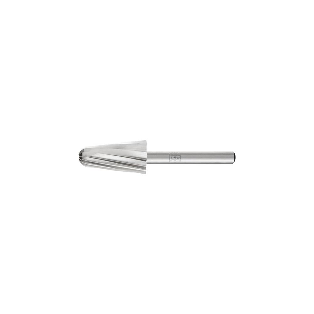 PFERD Milling pin L1630 dm 16 mm head length 30 mm shank dm 6 mm HSS serration aluminium