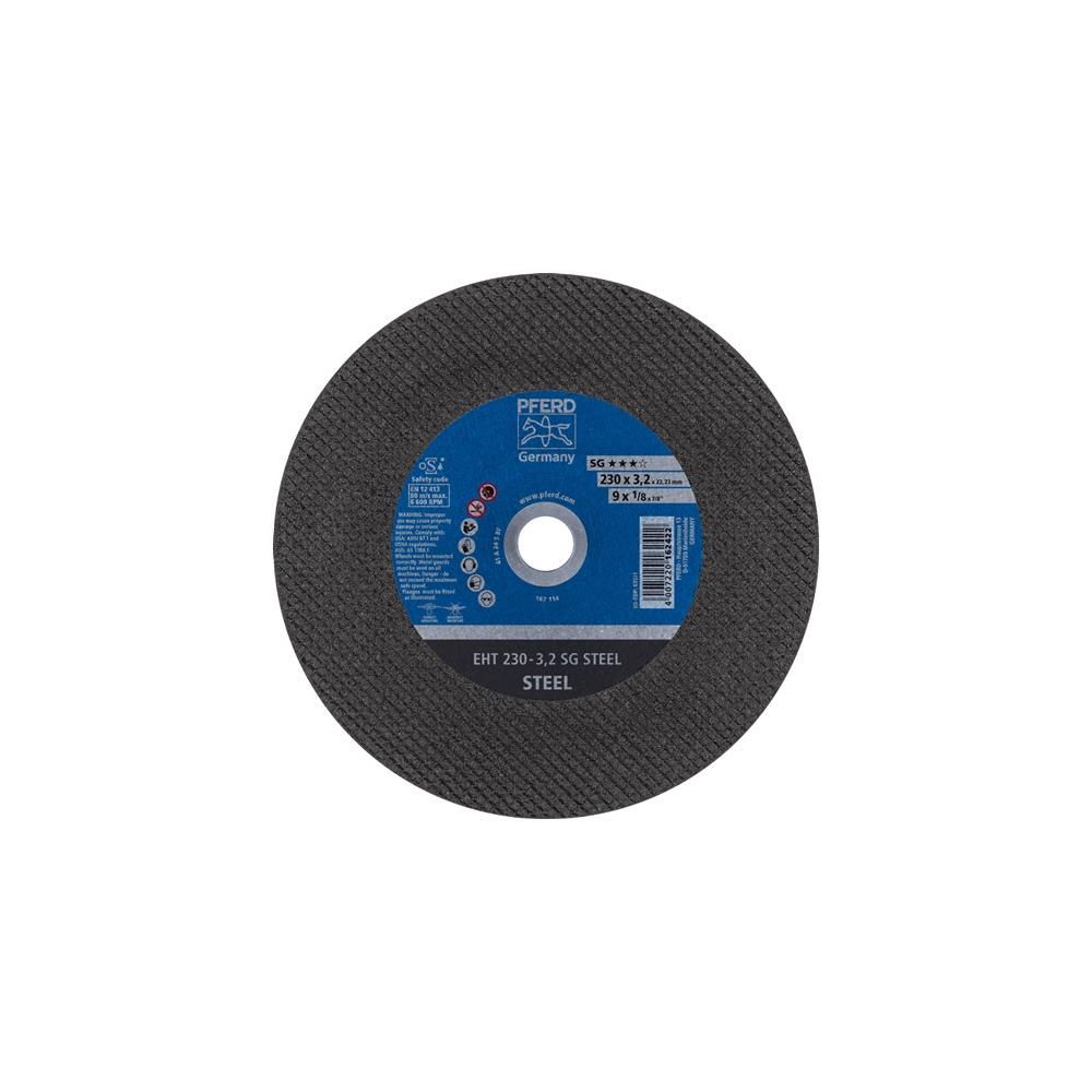 PFERD Cutting disc SG STEEL dm230x3.2mm straight steel bore 22.23 mm