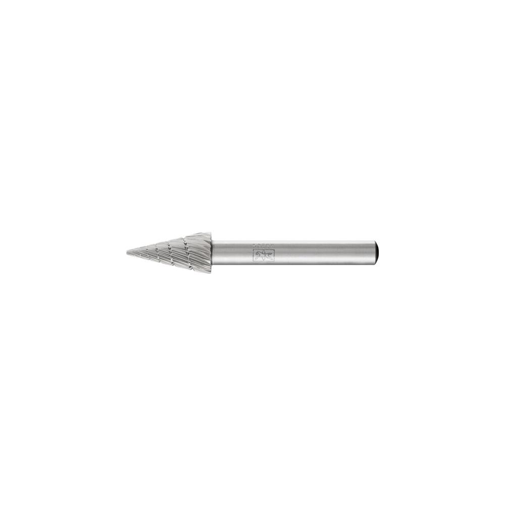 PFERD Milling pin SKM dm 10 mm head length 20 mm shank dm 6 mm HSS serration 3