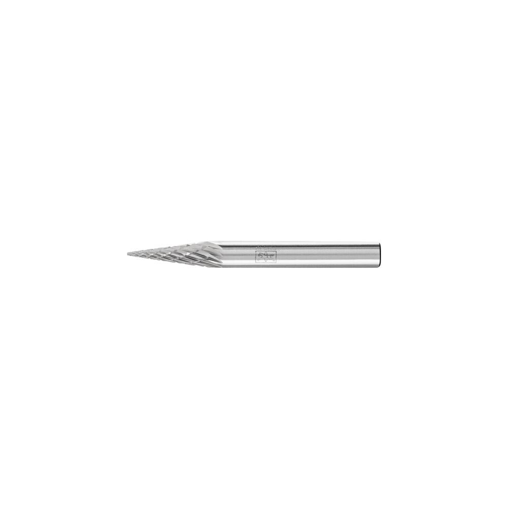 PFERD Milling pin SKM dm 6 mm head length 18 mm shank dm 6 mm carbide serration 3 PLUS