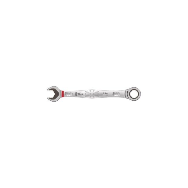 WERA Open-end ring ratchet spanner Joker width across flats 17 mm length 225 mm straight