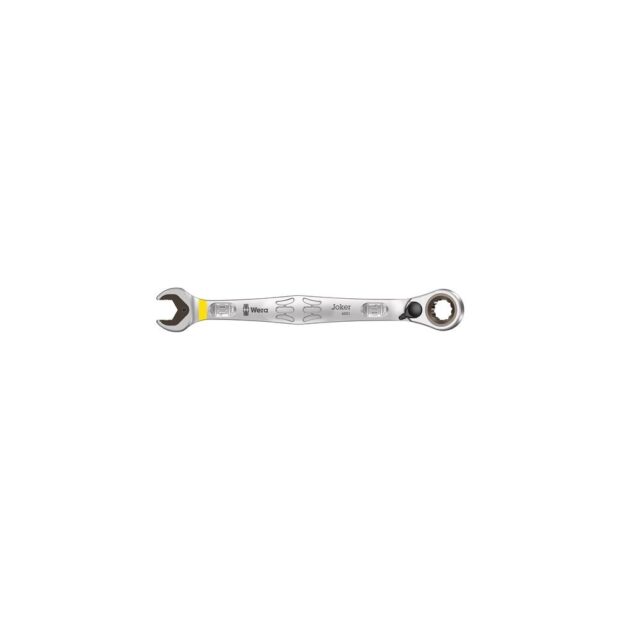 WERA Open-end ring ratchet spanner Joker width across flats 10 mm length 159 mm reversible, ring side 15 deg