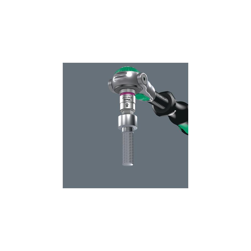 WERA Socket bit 8740 A HF 1/4 inch spanner width 4 mm length 100 mm - Image 6