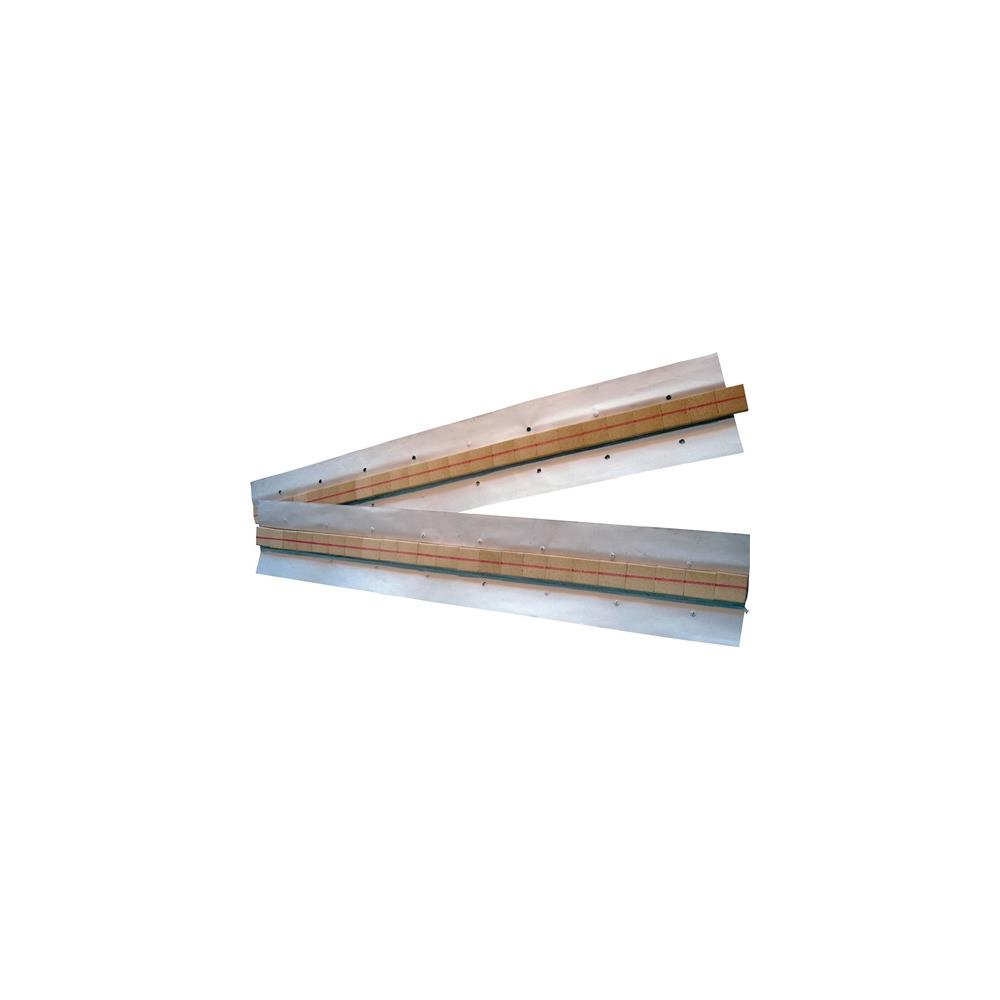 Ceramic weld pool backing W 25.4 mm W1 9.5 mm H 6.3 mm D 1 mm half-round groove