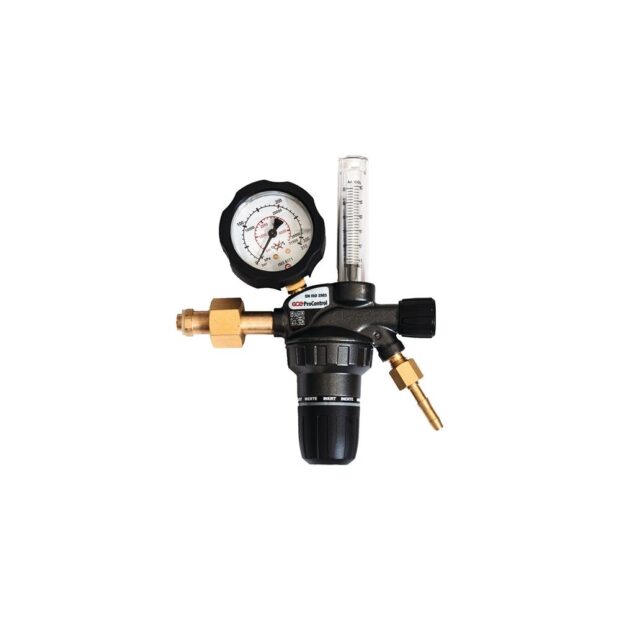 GCE Cylinder pressure reducer ProControl® flowmeter argon/CO 200 bar 1-stage 30 l/min