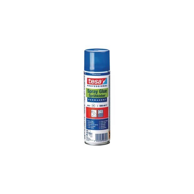 TESA Spray adhesive permanent 60021 transparent 500 ml