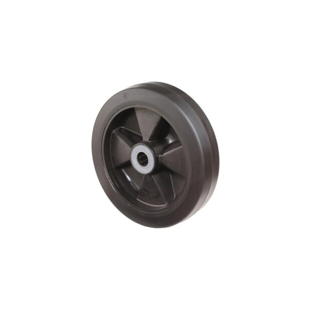 BS ROLLEN Spare wheel  wheel dm 200 mm load cap. 350 kg rubber axle diameter 20 mm hub length 58 mm