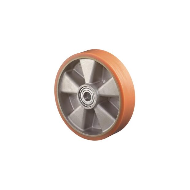 BS ROLLEN Spare wheel  wheel dm 125 mm load cap. 250 kg cast-polyurethane axle dm 15 mm hub length 40 mm