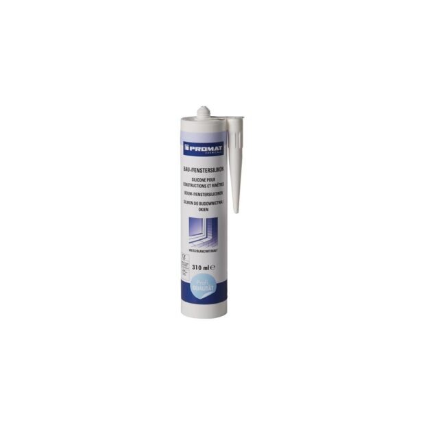 PROMAT CHEMICALS Construction/window silicone  white 310 ml