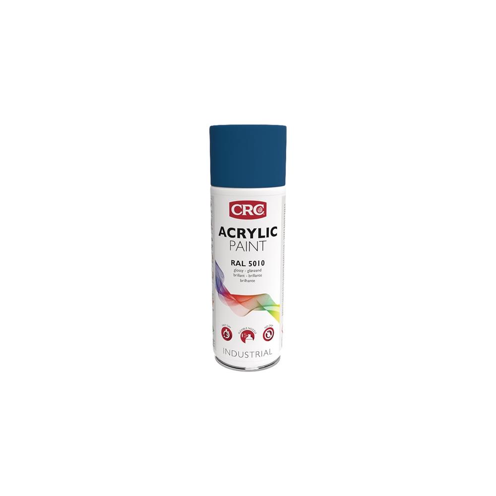 CRC Colour protection lacquer spray ACRYLIC PAINT gentian blue, glossy RAL 5010 400 ml 400 ml
