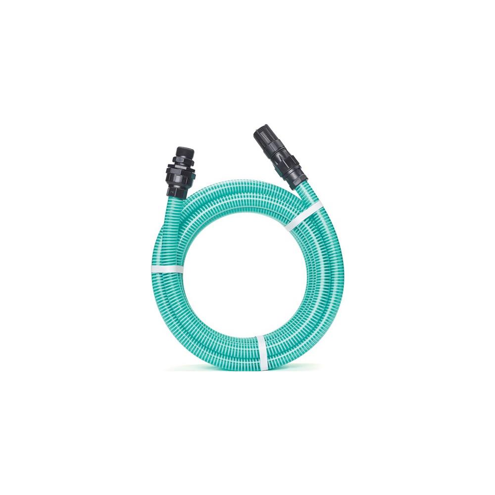 REHAU Suction hose set RAUSPIRALFLEX internal dm 22 mm transparent green 2.6 mm length 7 m