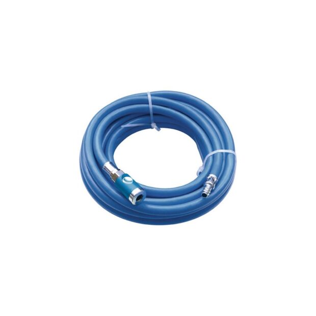 EWO Compressed air hose set  internal dm 9 mm external dm 16 mm length 10 m safety coupling DN 7.4