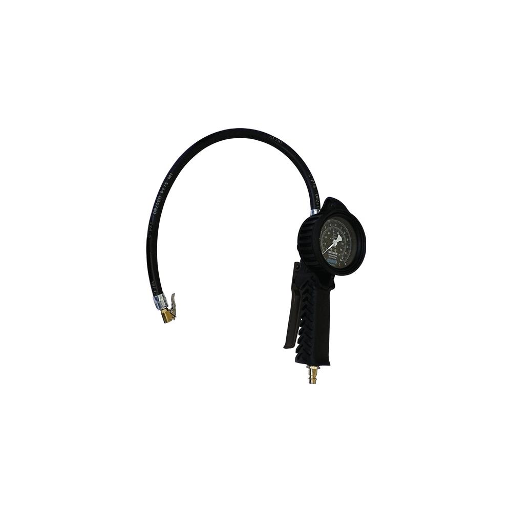 EWO Hand tyre inflator pressure gauge airstar calibrated, with temporary plug DN 7.2