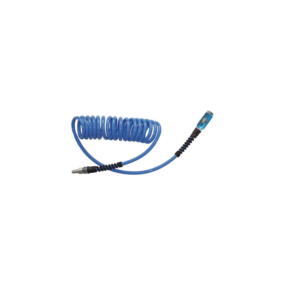 EWO Spiral hose set internal dm 8 mm external dm 12 mm length 3.5 m safety coupling DN 7.4