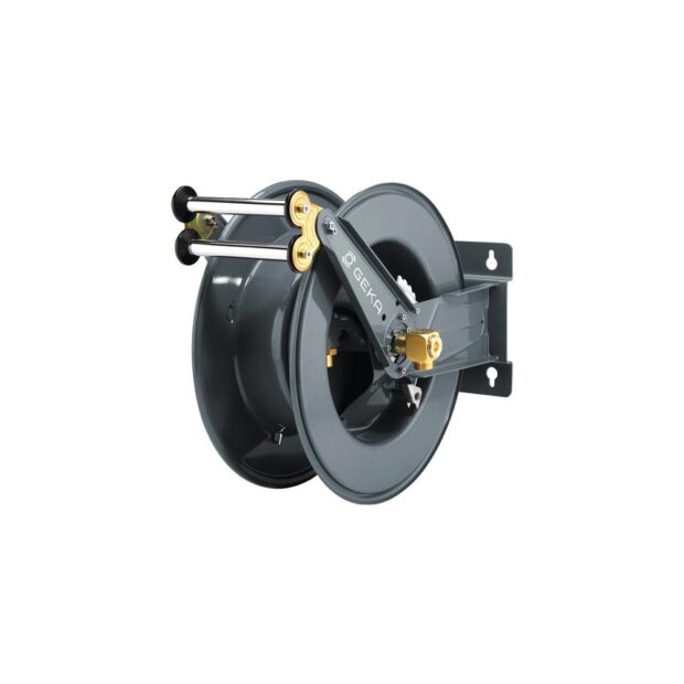 GEKA Hose trolley PA30 connect. thread 33.25 mm G 1 inch ET steel housing, spring return output connection T 1 inch ET