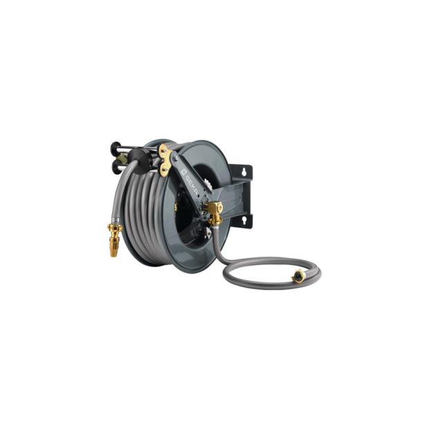 GEKA Hose trolley PA30SK connect. thread 33.25 mm G 1 inch ET powder-coated steel output connection T 1 inch ET