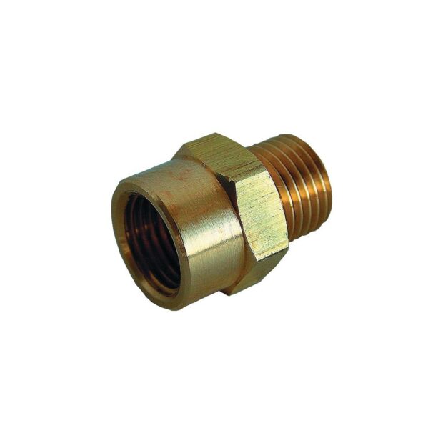 EWO Double threaded nipple  brass external thread G 1/4 internal thread G 3/8