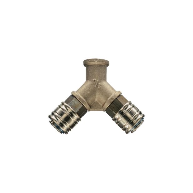 EWO Distributor  thread G 3/8 inch/15.39 mm DN 7.2, internal thread, 2 couplings