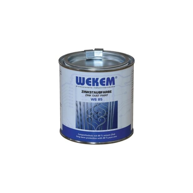 WEKEM Zinc dust paint WS85 dark grey, metallic matt  375 ml