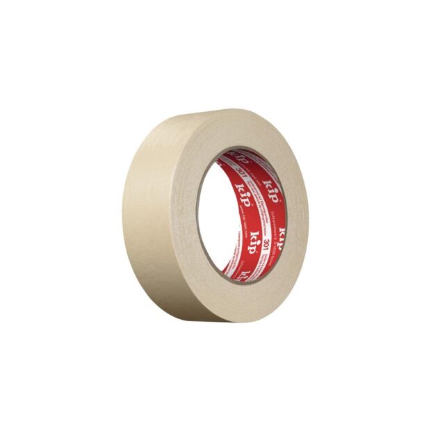 KIP Fine crepe Extra 301 MASKING-TEC® slightly creped natural length 50 m width 30 mm