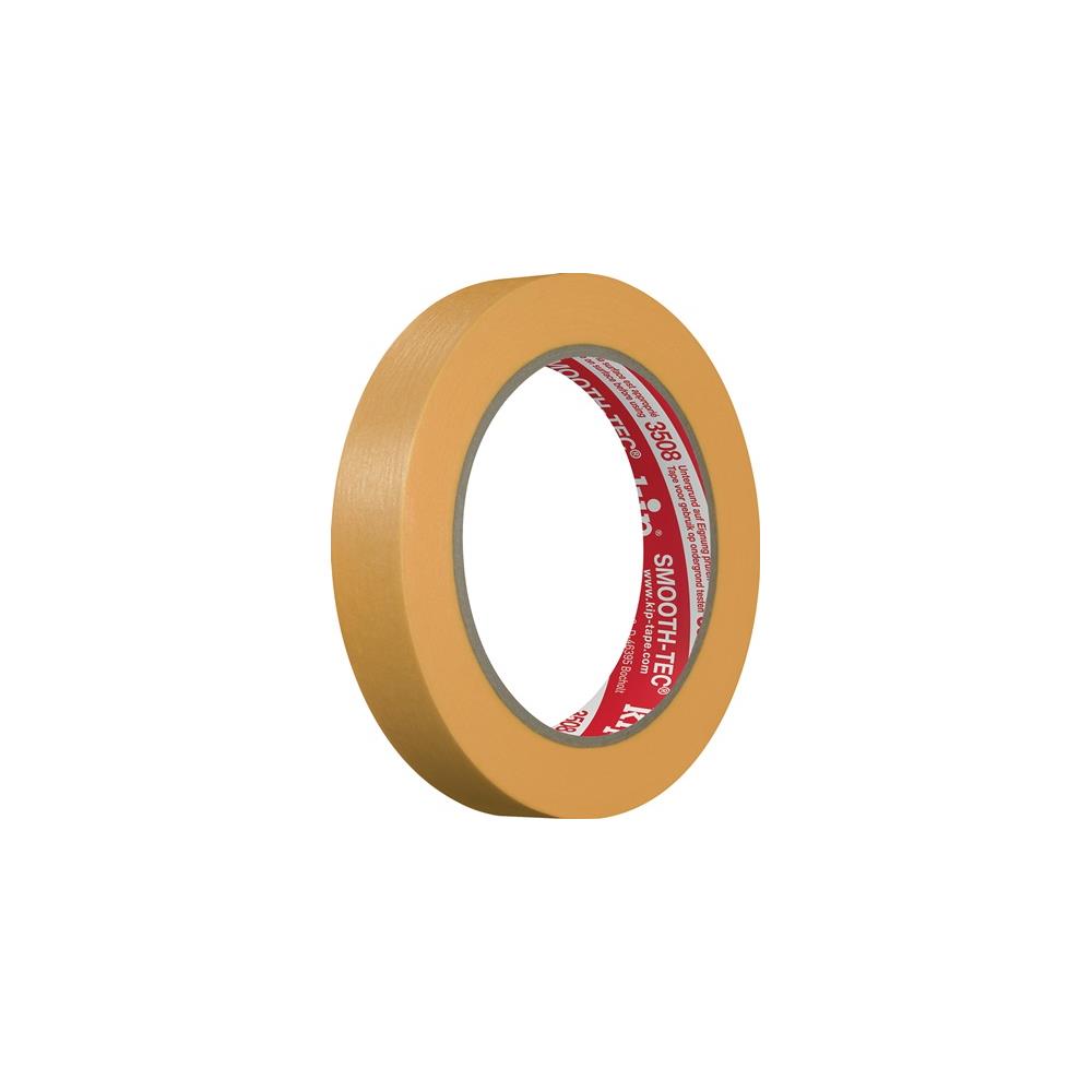 KIP Smooth crepe tape 3508 SMOOTH-TEC® smooth yellow length 50 m width 18 mm