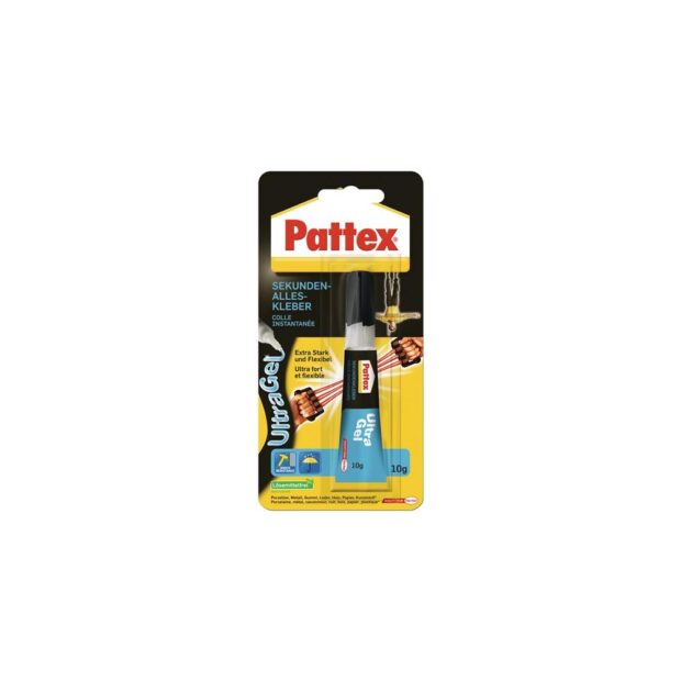 PATTEX Instant adhesives Ultra Gel 10 g  colourless