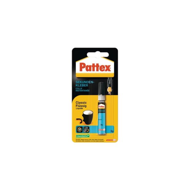 PATTEX Instant adhesive liquid  3 g  colourless