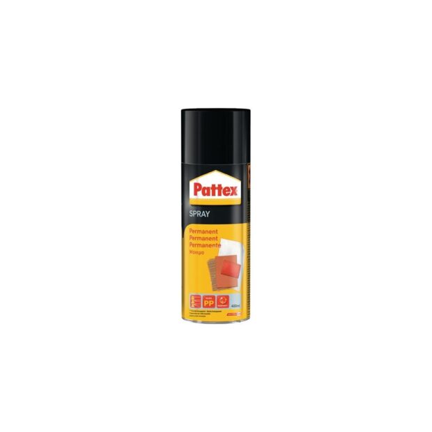 PATTEX Spray adhesive Power Spray permanent transparent/light beige 400 ml