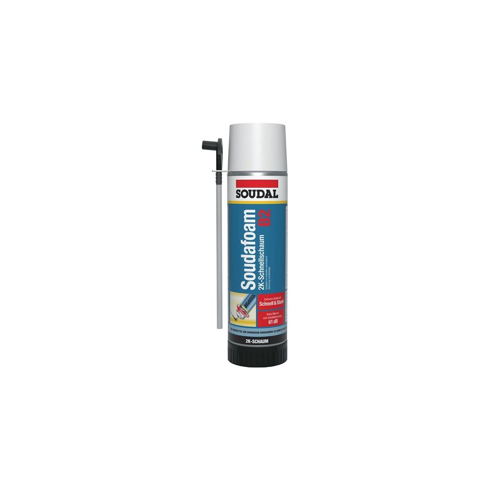 SOUDAL 2-component door frame foam SOUDAFOAM 400 ml B2 green with disposable gloves with disposable gloves