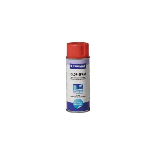 PROMAT CHEMICALS Colour spray  flame red silk finish RAL 3000 400 ml 400 ml