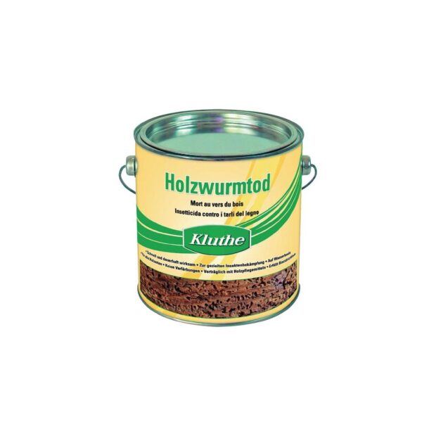 KLUTHE Wood preserver woodworm treatment colourless 2.5 l