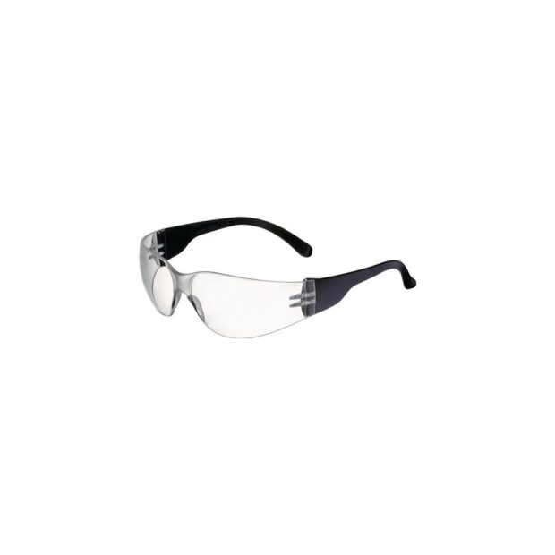 PROMAT Safety goggles Daylight Basic EN 166 black arms, clear lens polycarbonate