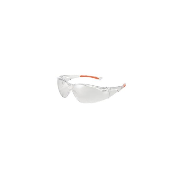 UNIVET Safety goggles 513 EN 166, EN 170 FT K clear orange arms, clear lens polycarbonate