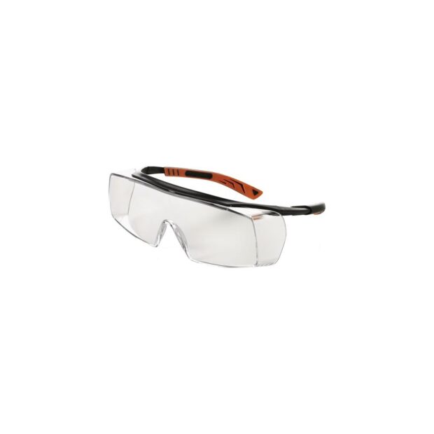 UNIVET Safety goggles 5X7010000 EN 166, EN 170 FT K black arms, clear lens polycarbonate