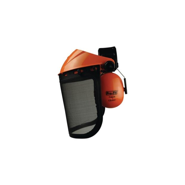 Visor/ear defender package Forst mesh visor  EN 1731/F, EN 352-1