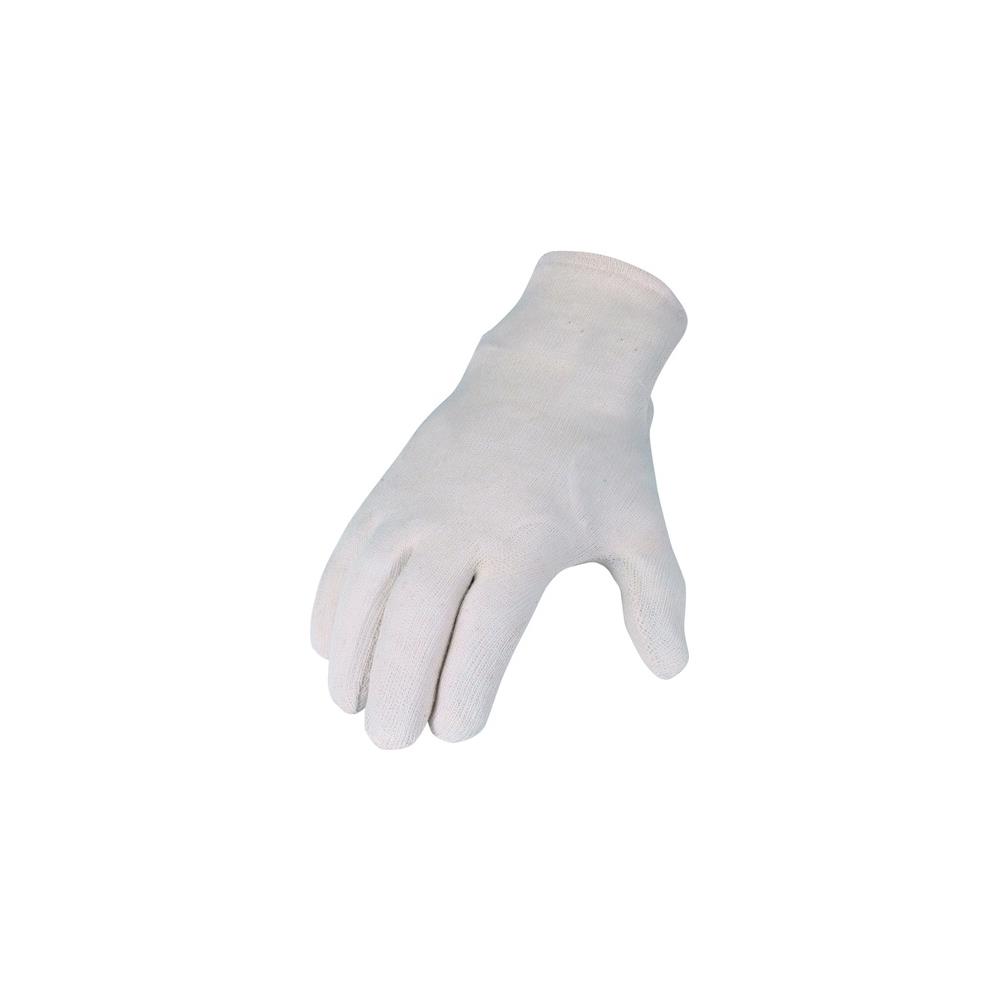 ASATEX Glove size 10 natural white cotton knit PPE category I