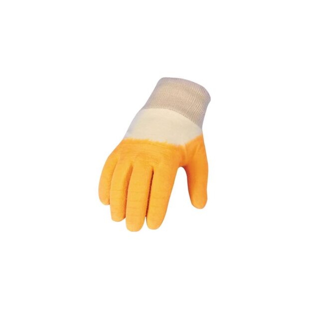 ASATEX Glove  size 10 yellow I PPE category I cotton with latex