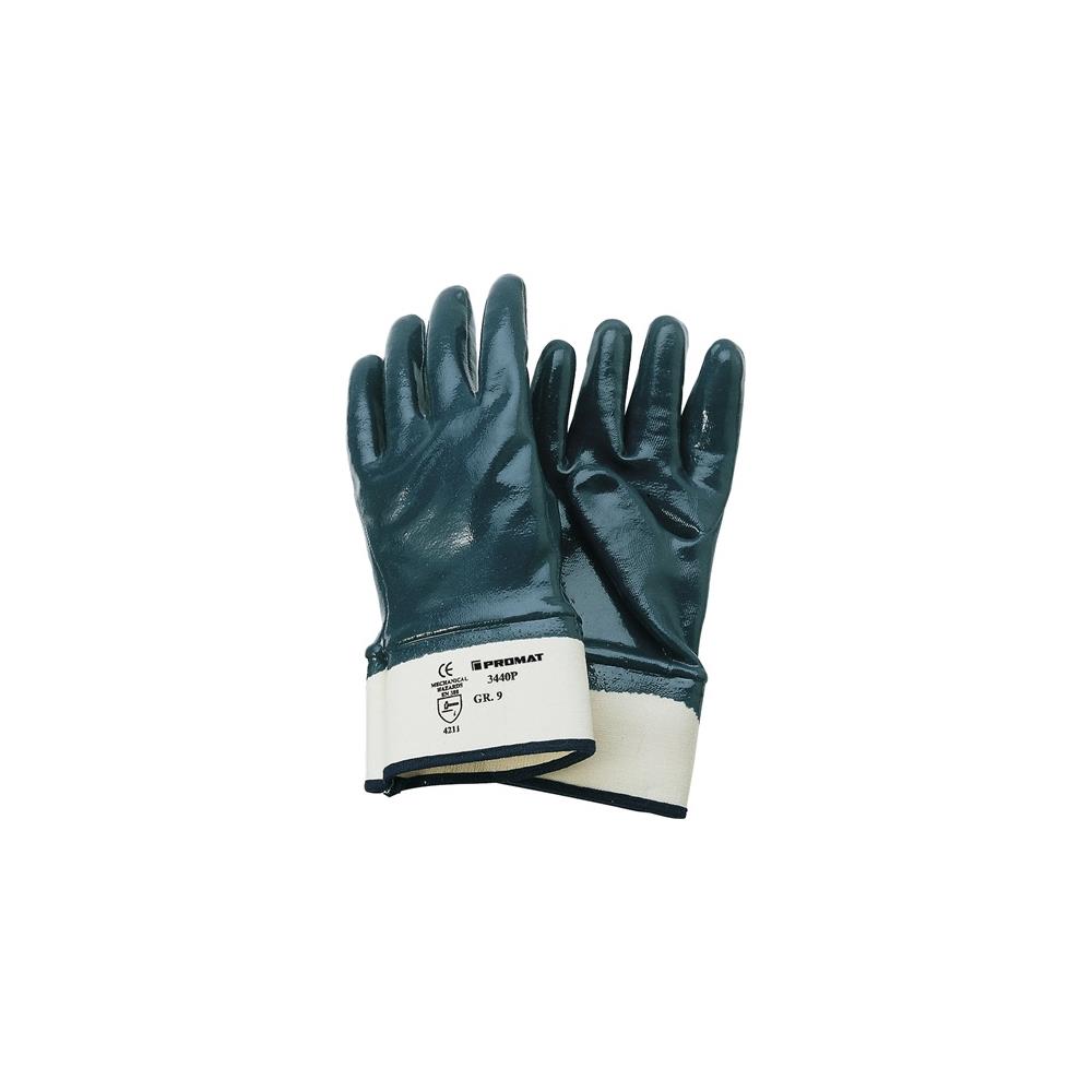 PROMAT Glove Neckar size 10 blue full nitrile coating EN 388 PPE category II