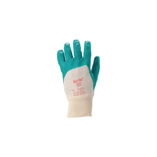 ANSELL Glove ActivArmr® 47-200 size 9 green Interlock cotton w.nitrile EN 388 PPE category II