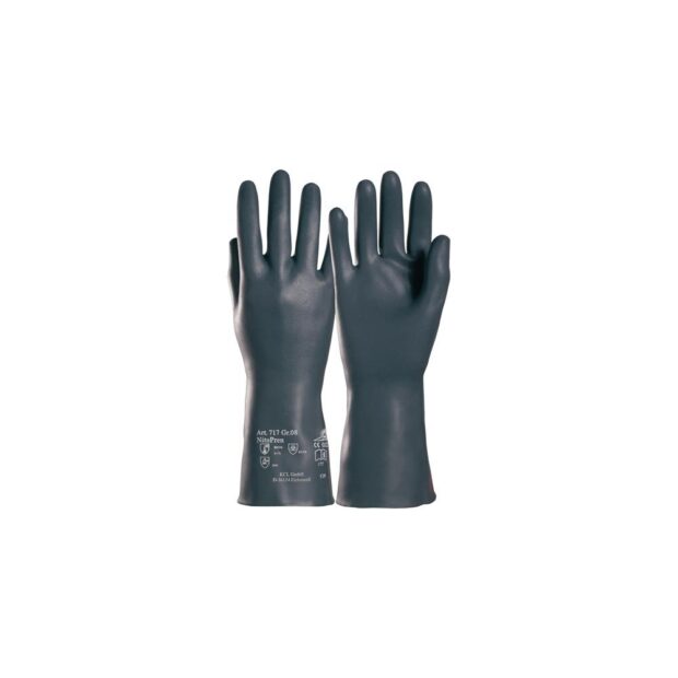 HONEYWELL Chemical protective glove Nitopren 717 size 10 dark grey EN 388, EN 374 PPE category III