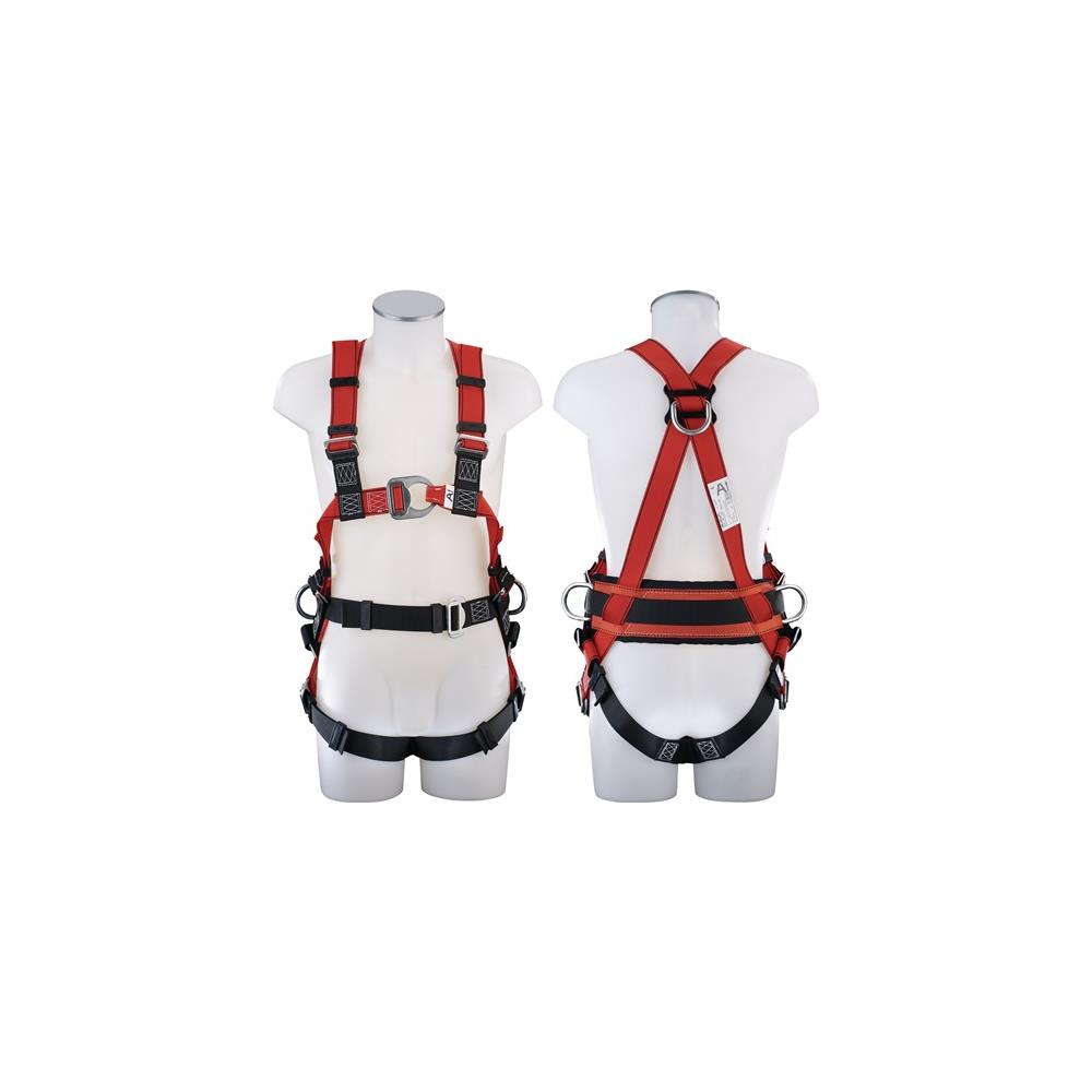 MAS Safety harness MAS63 Economy EN361 EN358 square, 100/140 mm back part for dress size 1 (48-56)