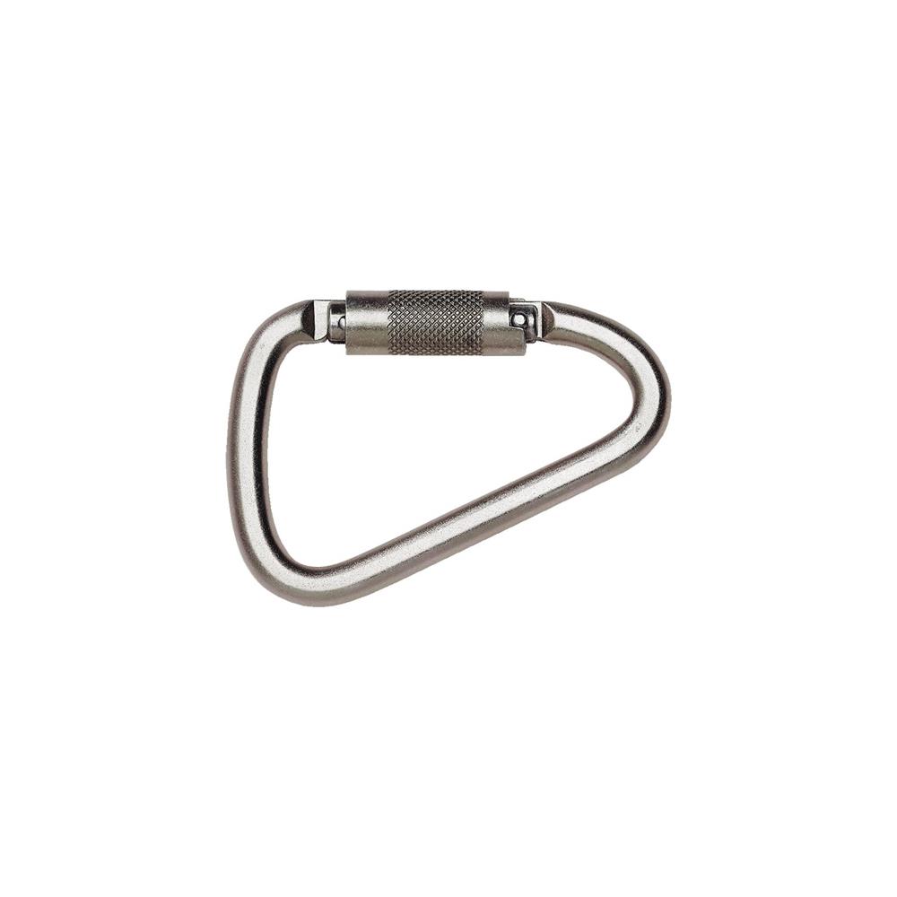 MAS Mountain climbing hook BS 25 TW L124xW79xdm11approx.mm galvanised steel EN 362 Cl. B
